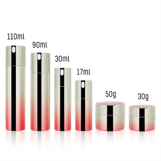 Contenedores de maquillaje reciclables y personalizables con fugas