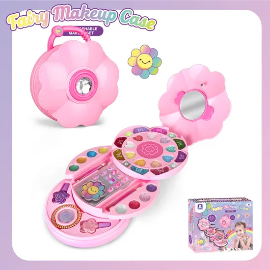 Set de maquillaje para niños, set de cosméticos DIY, venta al por mayor, personalizado, el mejor regalo para niñas.